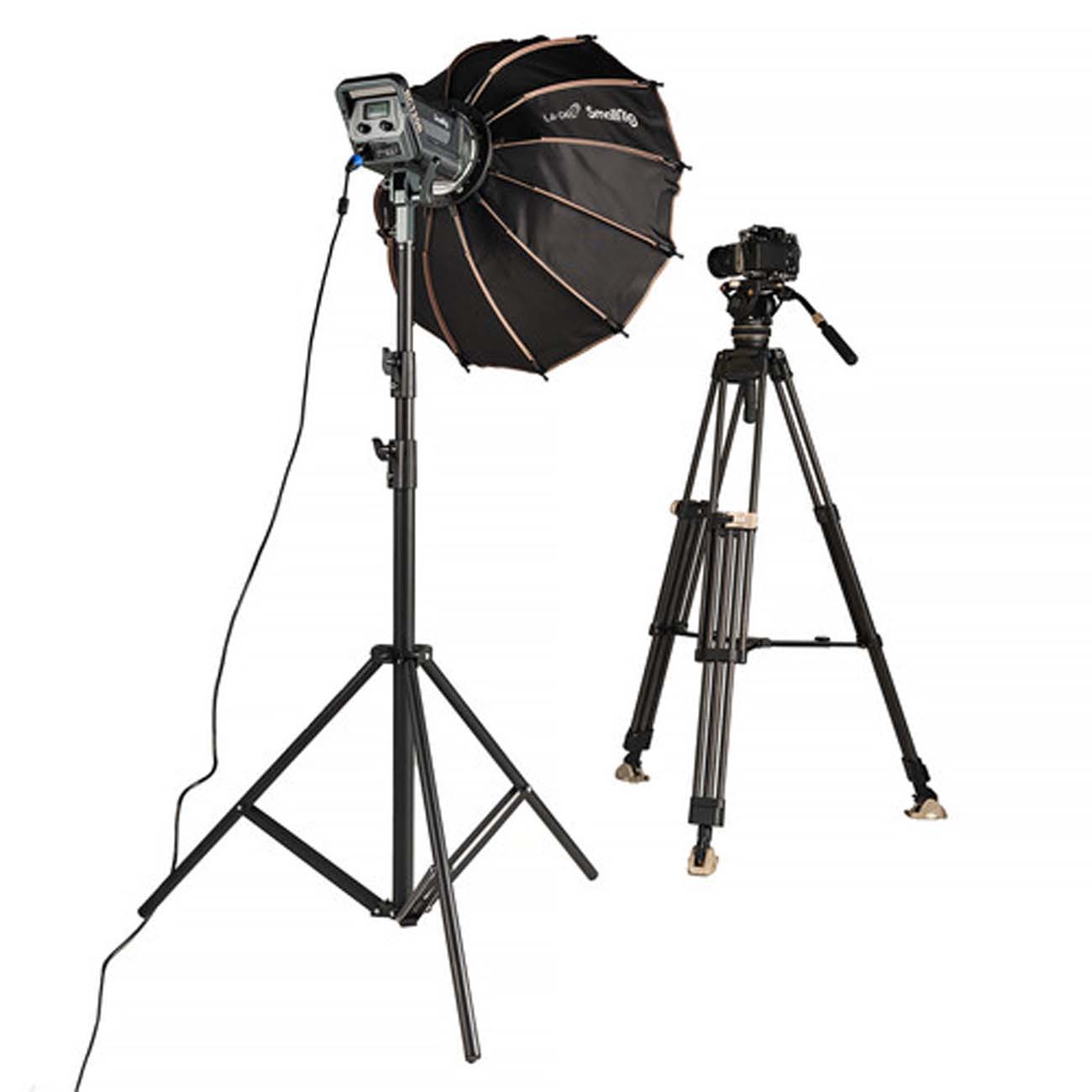 نمای کاربردی سه‌پایه نور اسمال ریگ SmallRig LA-S280 Spring Cushioned Lighting Stand