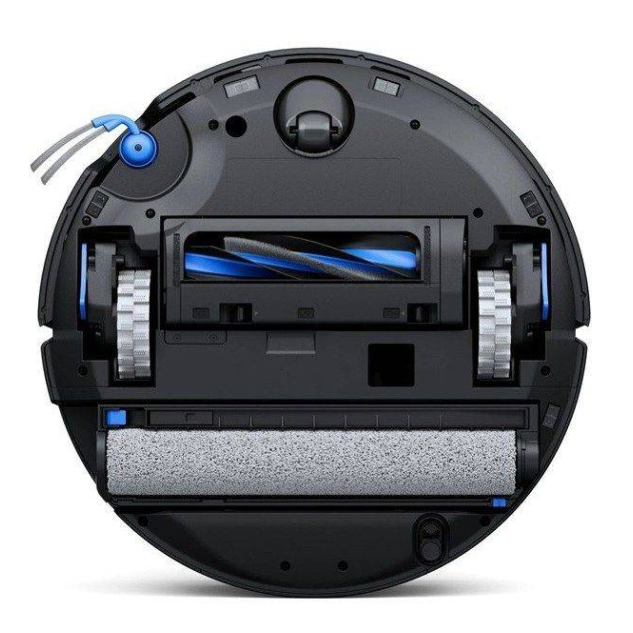 عکس از کف دستگاه جارو رباتیک اکووکس Ecovacs Deebot X12 Omni Cyclone Robot Vacuum