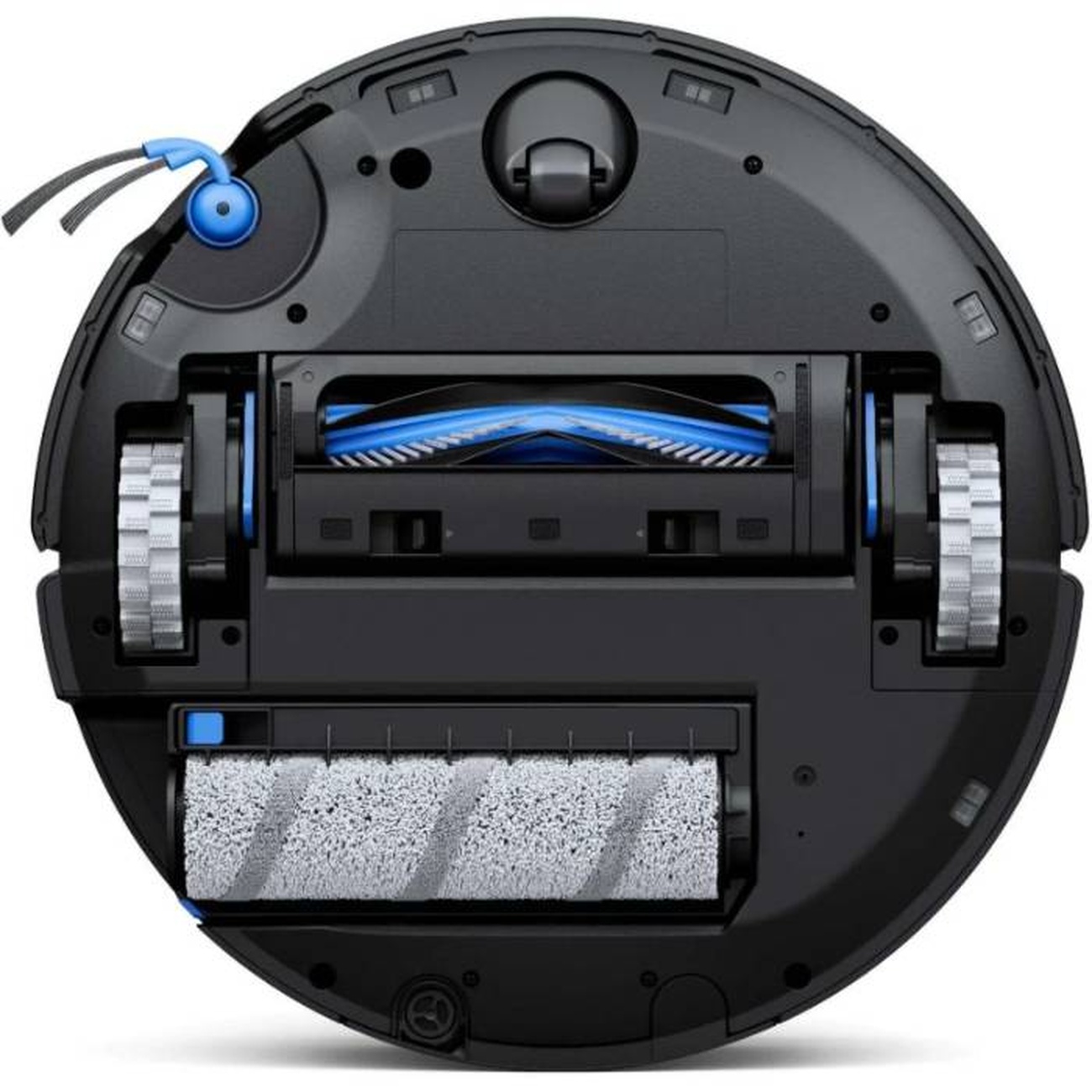 عکس از کف دستگاه جارو رباتیک اکووکس Ecovacs X11 Omni Cyclone Robot Vacuum
