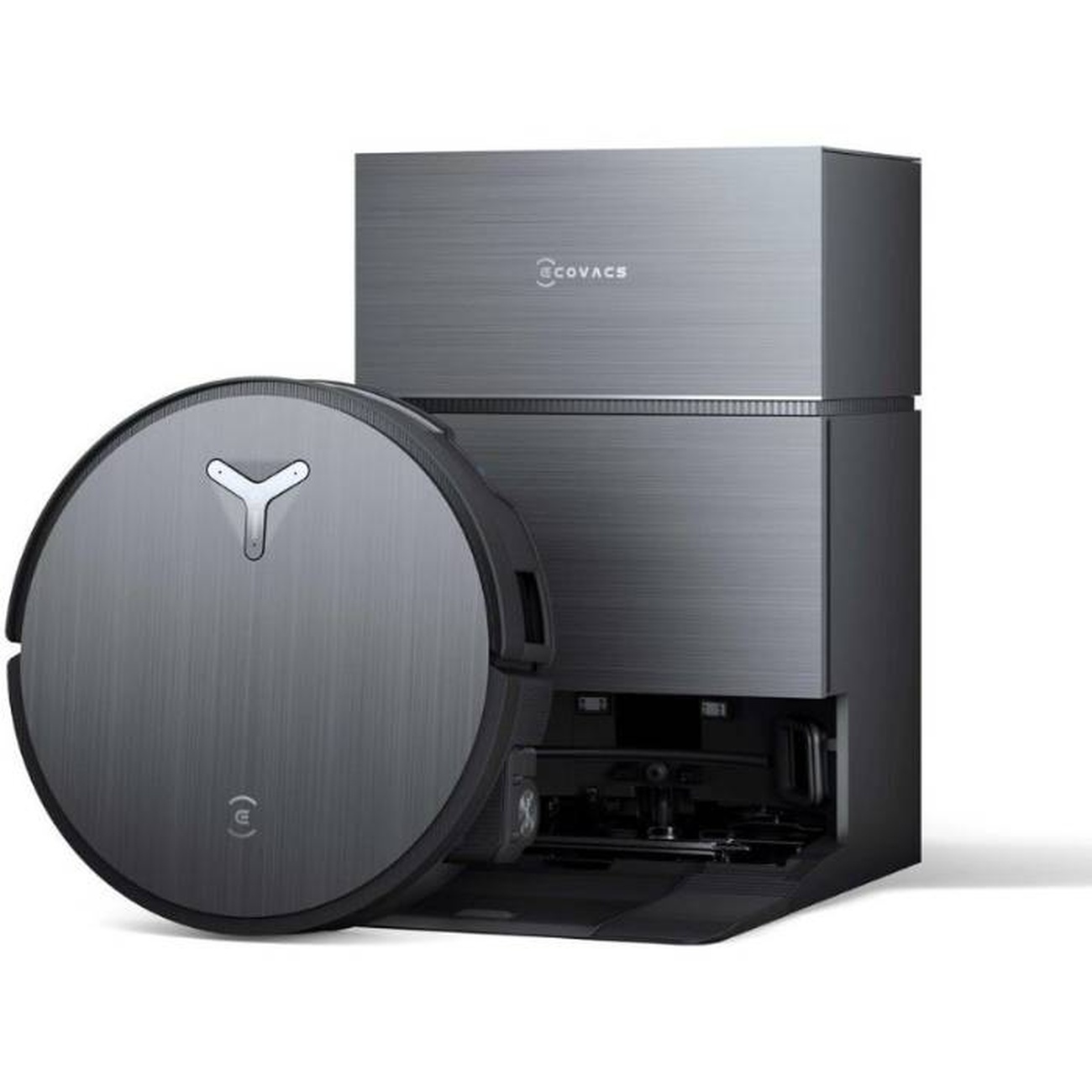 عکس از روبرو جارو رباتیک اکووکس Ecovacs X11 Pro Omni Robot Vacuum