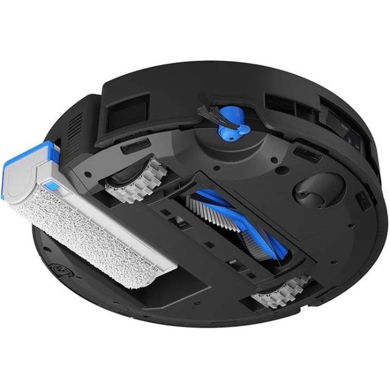 عکس از کف دستگاه جارو رباتیک اکووکس Ecovacs X11 Pro Omni Robot Vacuum