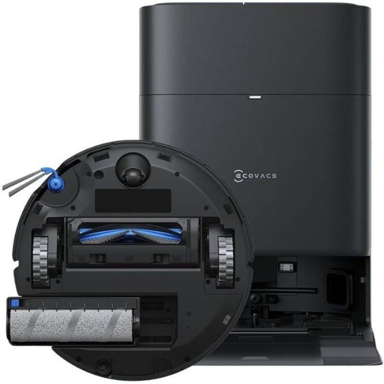 عکس از روبرو جارو رباتیک اکووکس Ecovacs T80S Omni Robot Vacuum