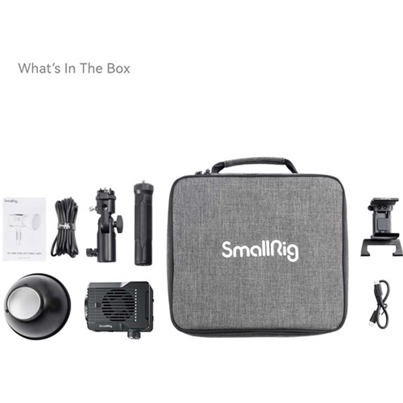 نمای اقلام ویدئو لایت اسمال ریگ SmallRig RC 60C RGB LED Power Bank Clamp Edition Video Light