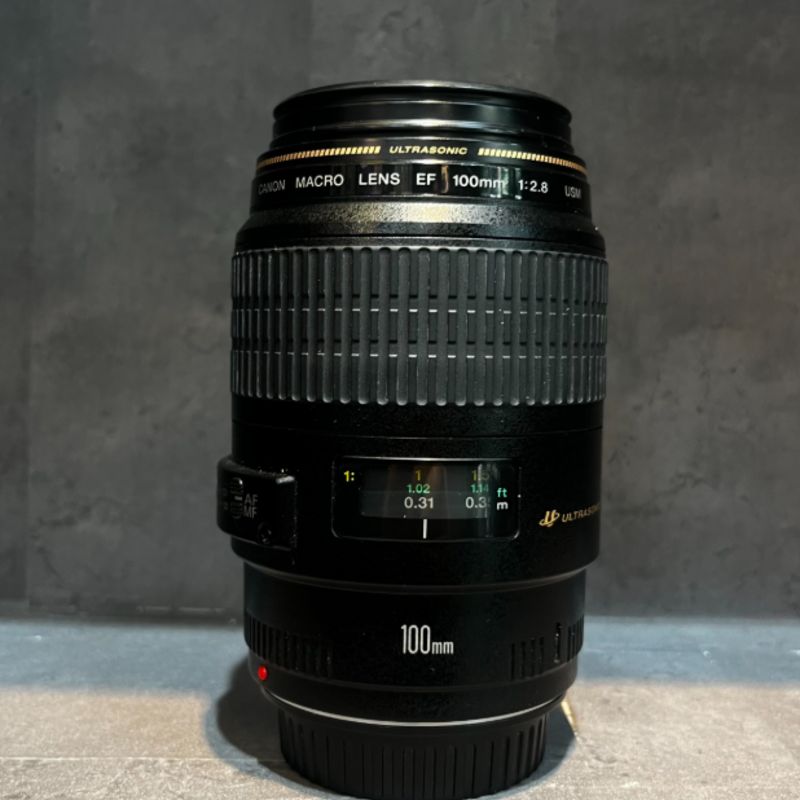 لنز دست دوم کانن Canon EF 100mm f/2.8 Macro USM (جعبه ندارد)