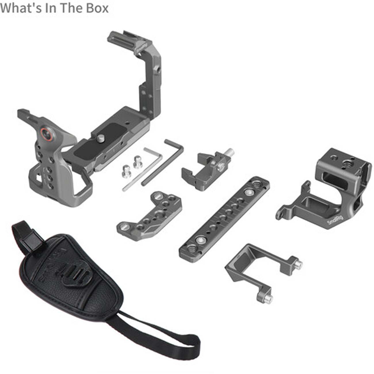 نمای اقلام کیت کیج پیشرفته اسمال ریگ SmallRig HawkLock Quick Release Advanced Cage Kit for Sony FX3 