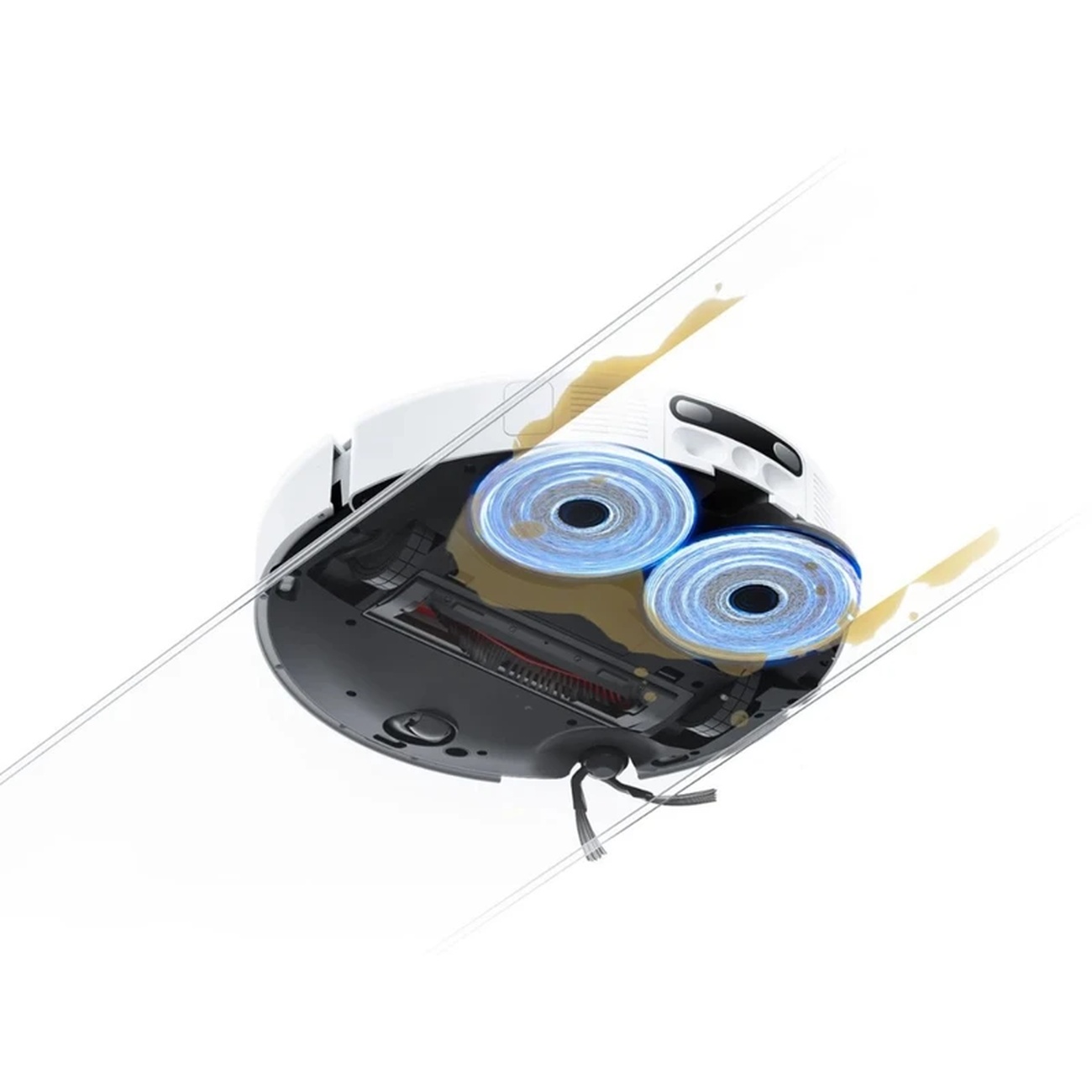 عکس از کف جارو رباتیک شیائومی Xiaomi H50 Pro Robot Vacuum