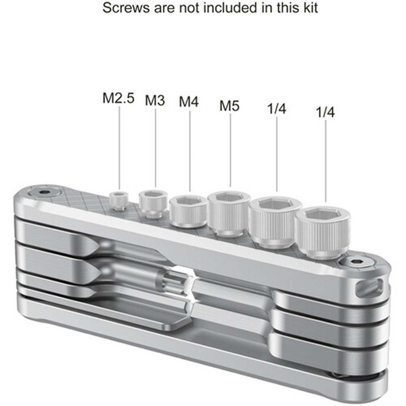 نمای کاربردی ابزار چندکاره تاشو اسمال ریگ SmallRig AAK2213D Foldable Multi-Tool