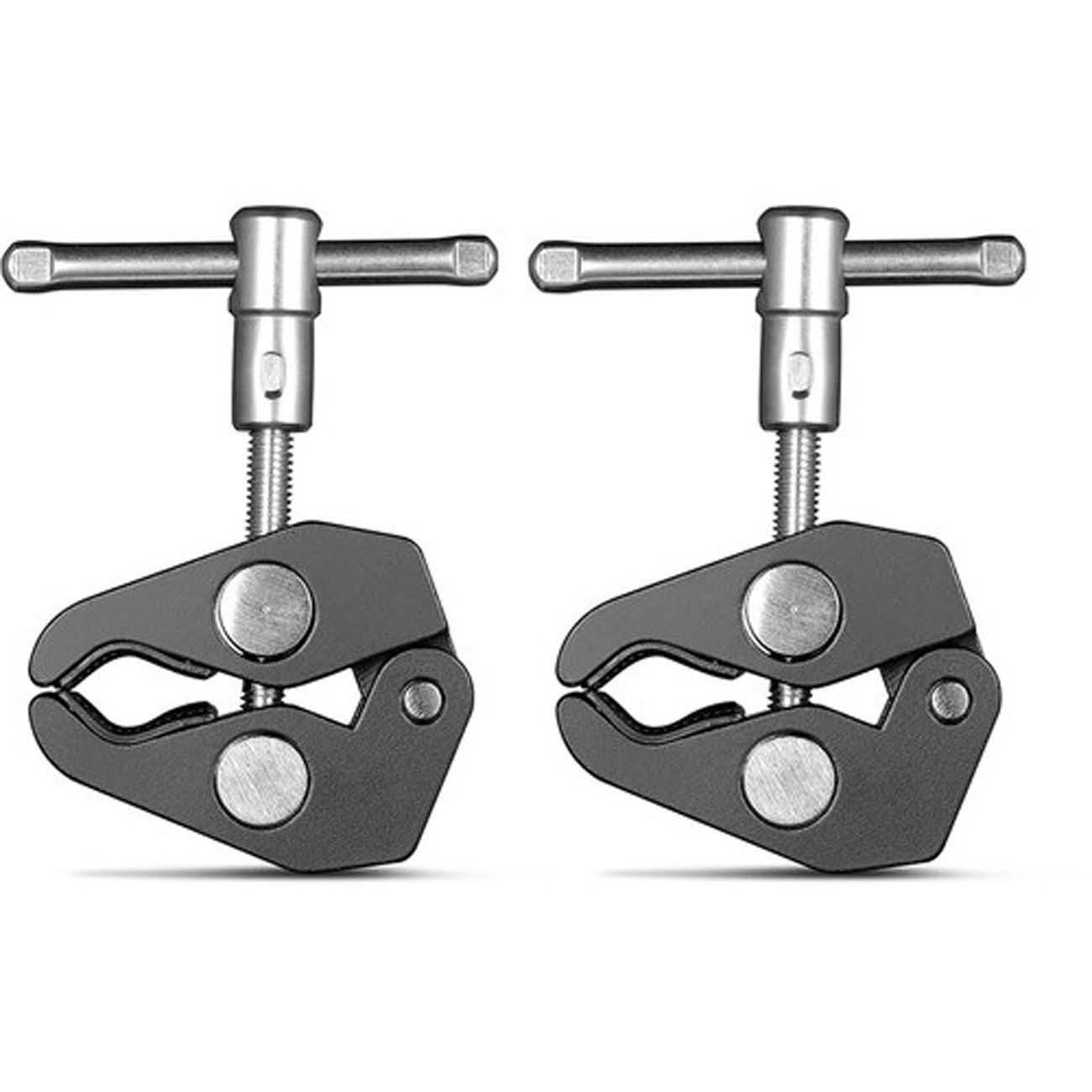 نمای روبه رو گیره نصب تجهیزات اسمال ریگ SmallRig Super Clamp with 1/4"-20 and 3/8"-16 Threads