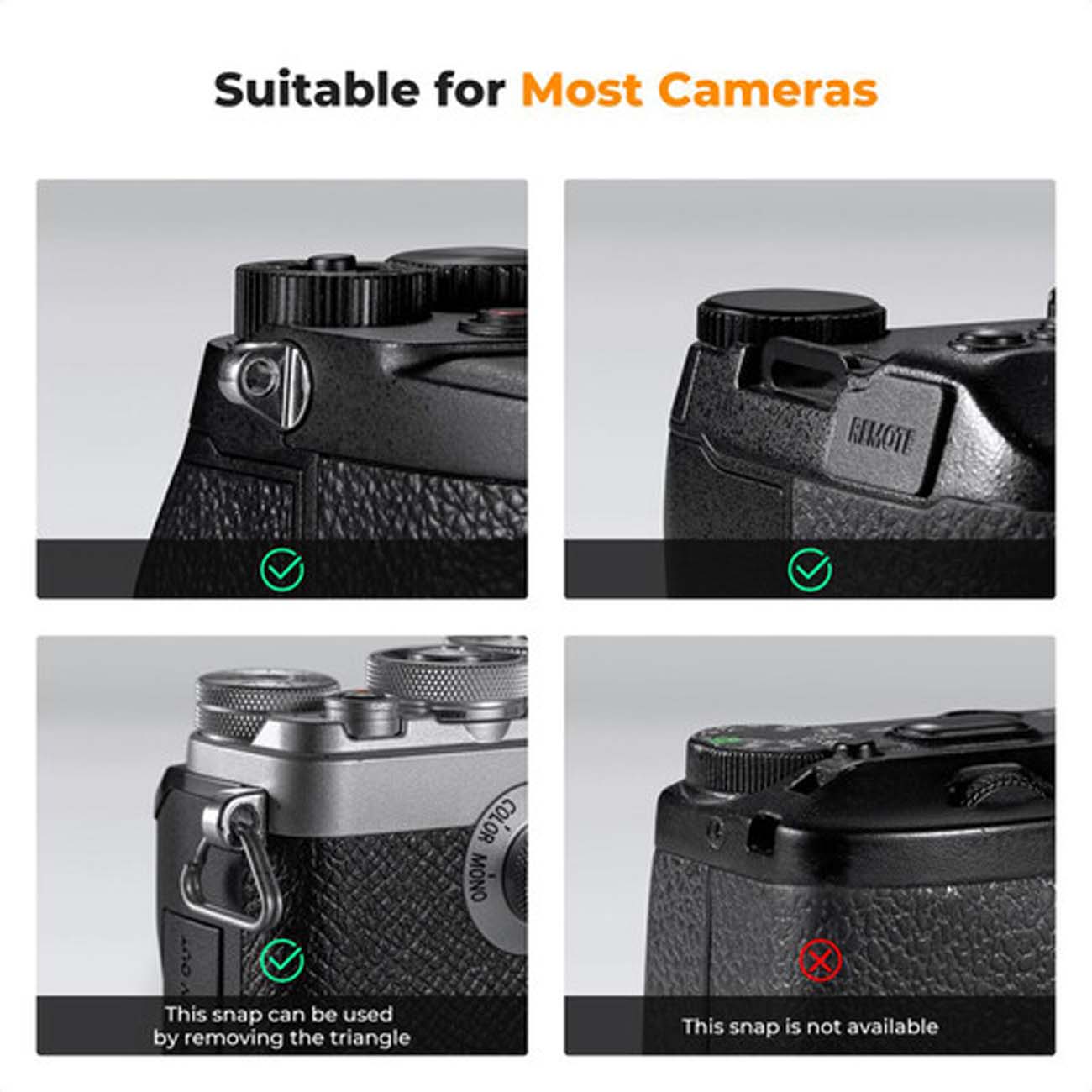 نمای توضیحات بند دوربین عکاسی K&F Concept Urban Wander Camera Strap