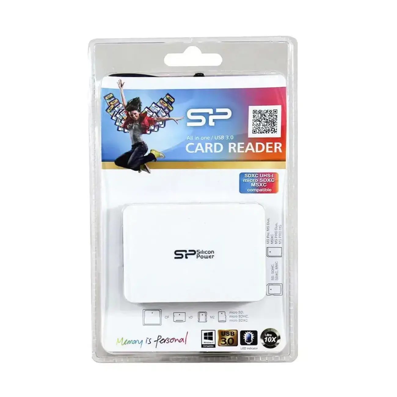 Silicon Power All In One USB 3.0 Plug & Play 5 Slots Card Reader