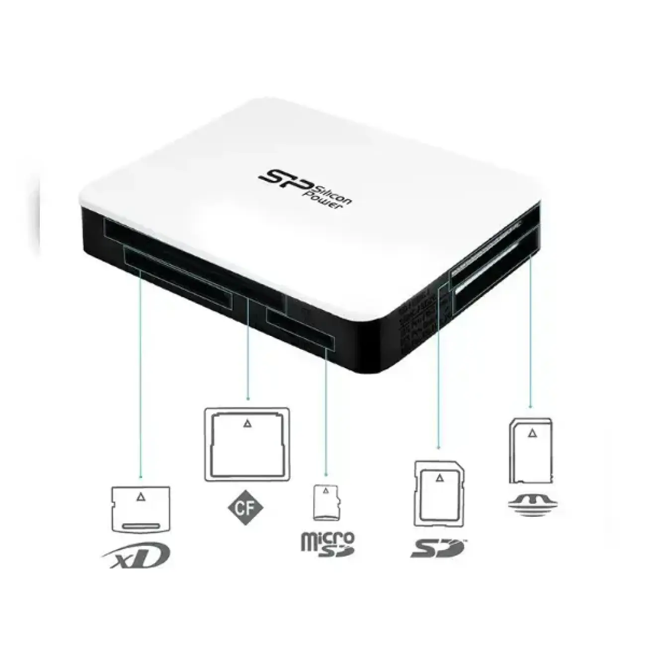 Silicon Power All In One USB 3.0 Plug & Play 5 Slots Card Reader