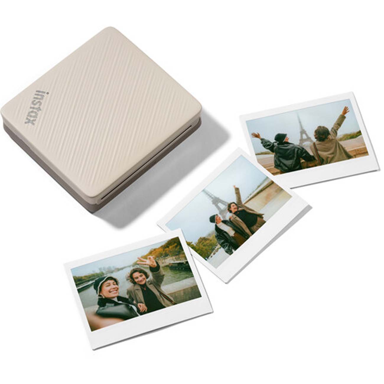 نمای کاربردی از پرینتر فوجی‌فیلم بژ FUJIFILM instax Link WIDE 2 Smartphone Printer
