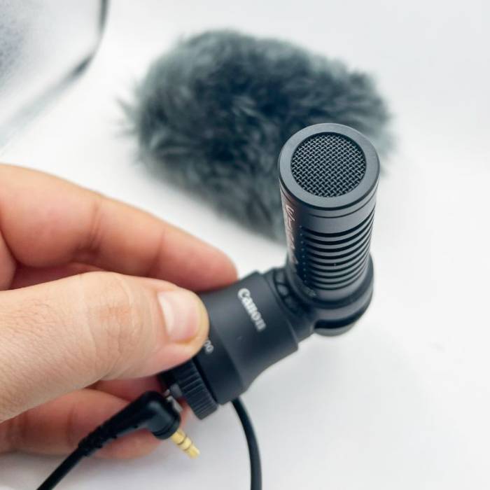 میکروفون روی دوربین کانن Canon DM-E100 (دست دوم)