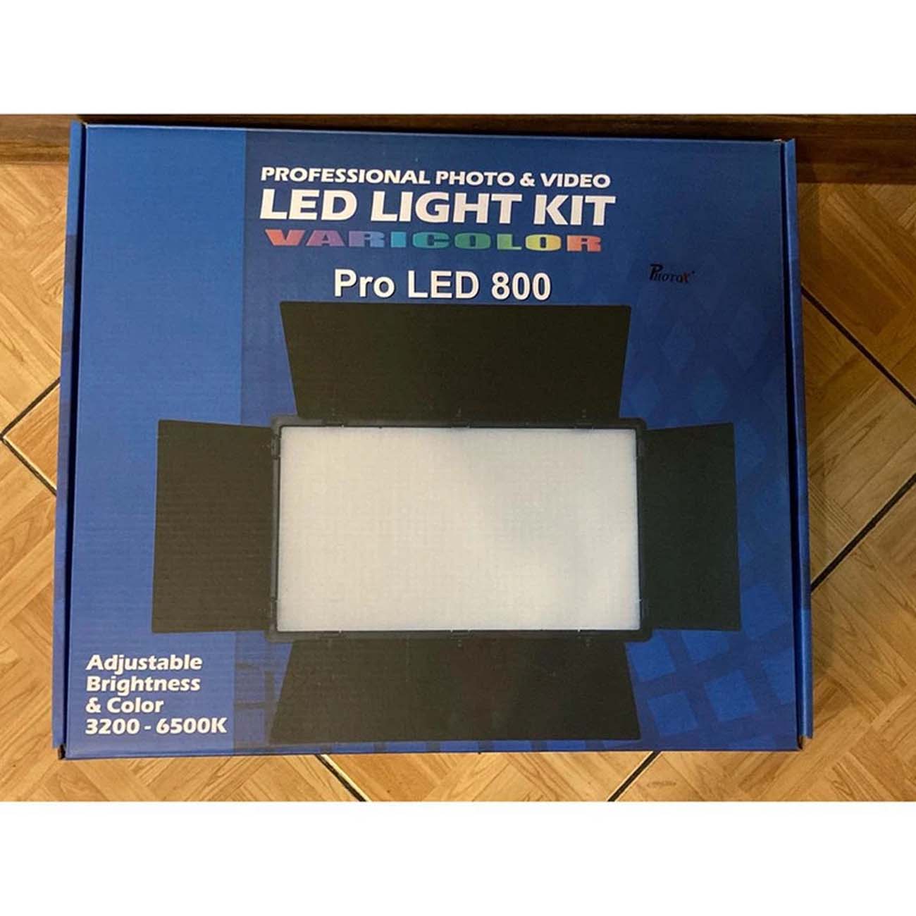 نمای جعبه نور ثابت ال ای دی کینگ پاور King Power U800 LED Light Panel