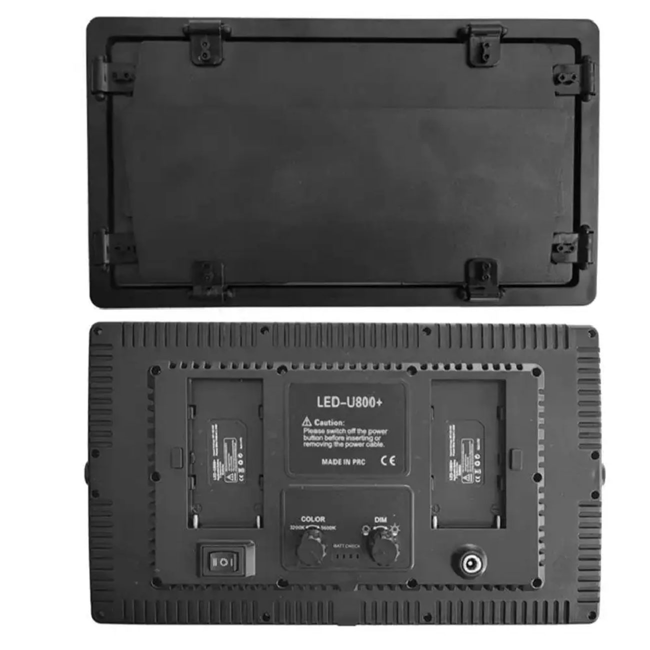 نمای روبه رو نور ثابت ال ای دی کینگ پاور King Power U800 LED RGB Light Panel