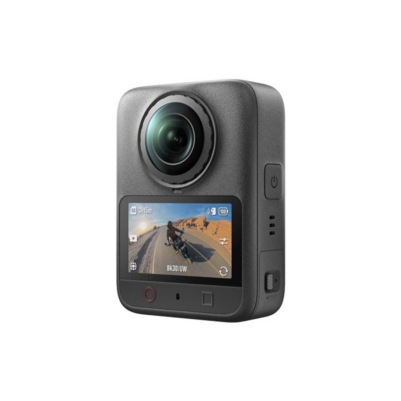 نمای جانبی دوربین اکشن دی جی آی DJI Osmo 360 II Adventure Combo