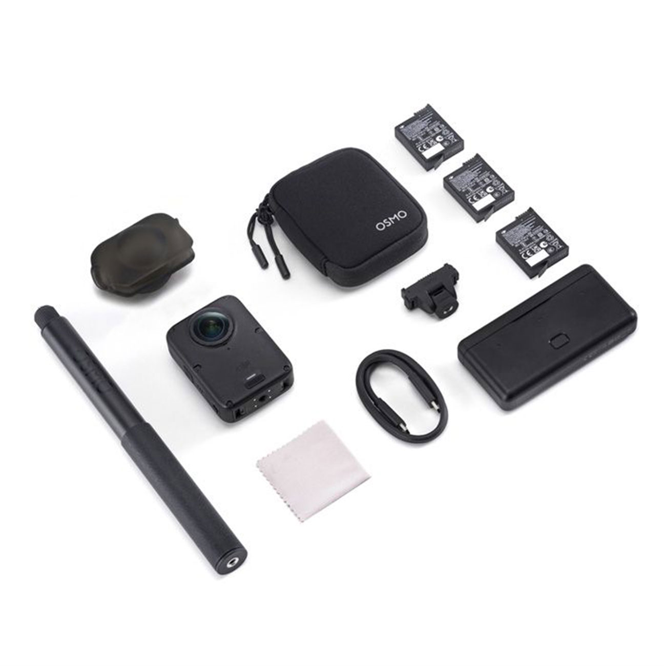 نمای اقلام دوربین اکشن دی جی آی DJI Osmo 360 II Adventure Combo