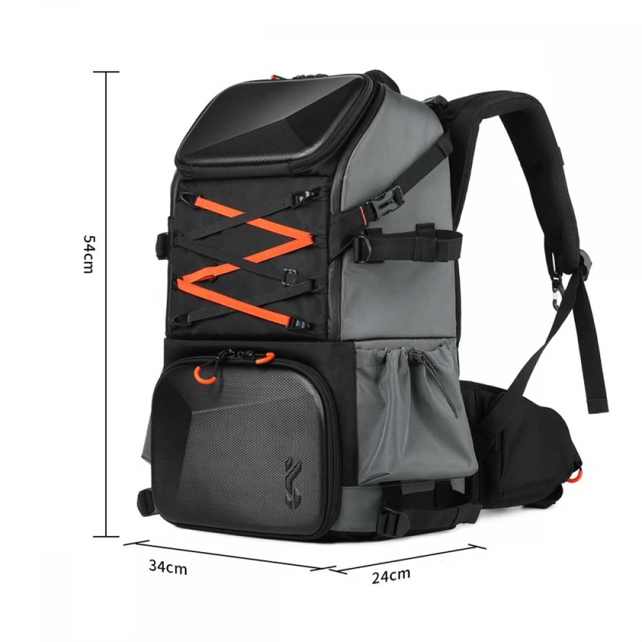 نمای ابعاد کوله پشتی دوربین عکاسی کی اند اف K&F Concept KF13.107 Beta 32L Camera Backpack