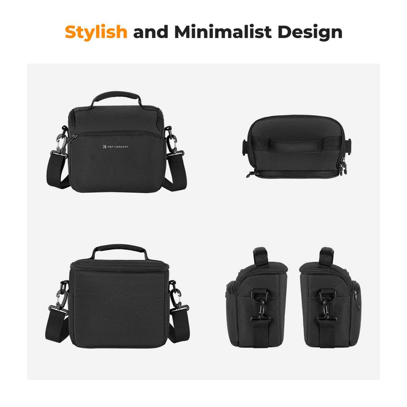 نمای کلی از کیف دوربین کی اند اف K&F Concept KF13.179V9 Urban Wander05 5L Camera Sling Bag