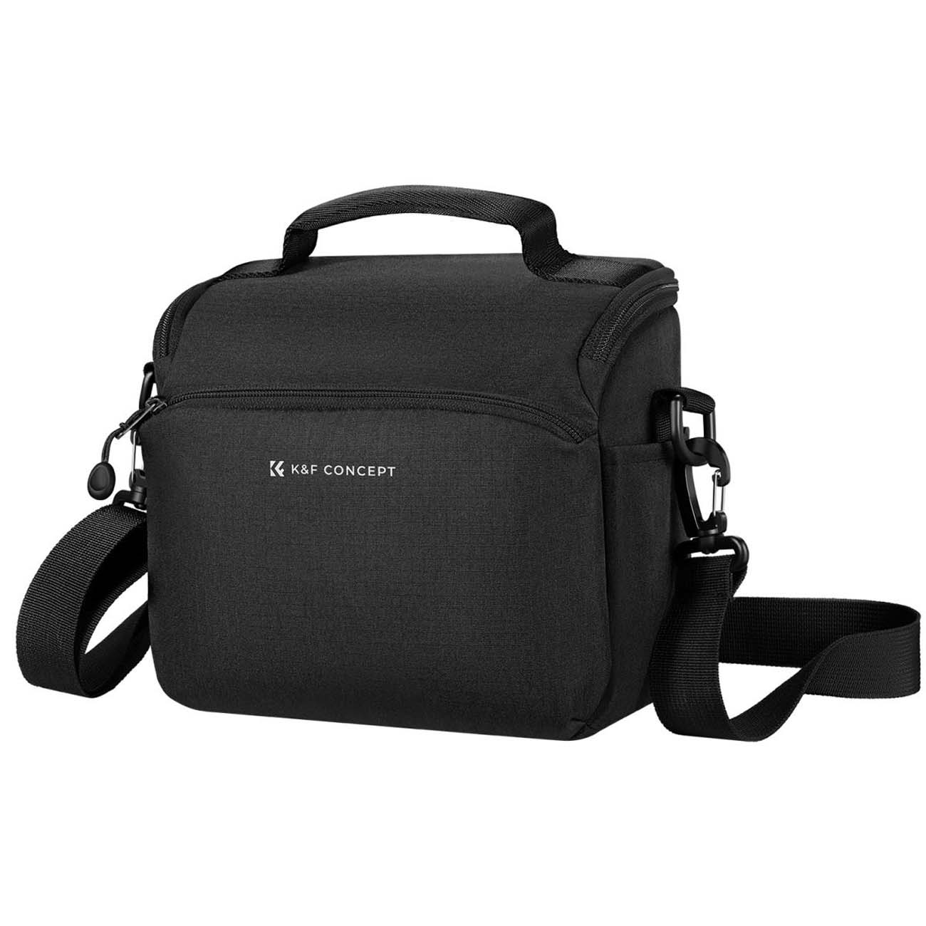 نمای جانبی کیف دوربین کی اند اف مشکی K&F Concept KF13.179V9 Urban Wander05 5L Camera Sling Bag