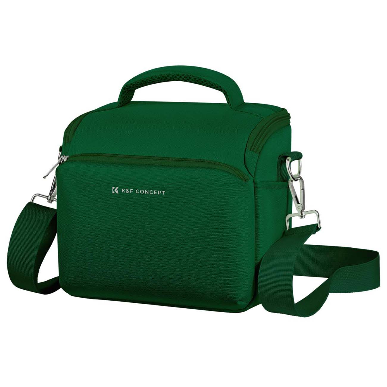 نمای جانبی کیف دوربین کی اند اف سبز K&F Concept KF13.179V9 Urban Wander05 5L Camera Sling Bag