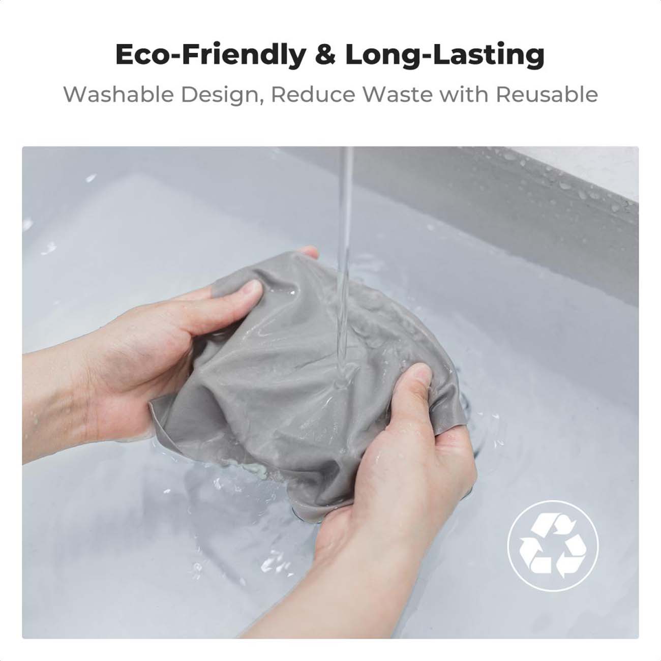 نمای کاربردی از دستمال میکروفایبر کی اند اف K&F Concept KF08.053 Premium Microfiber Cleaning Cloths 