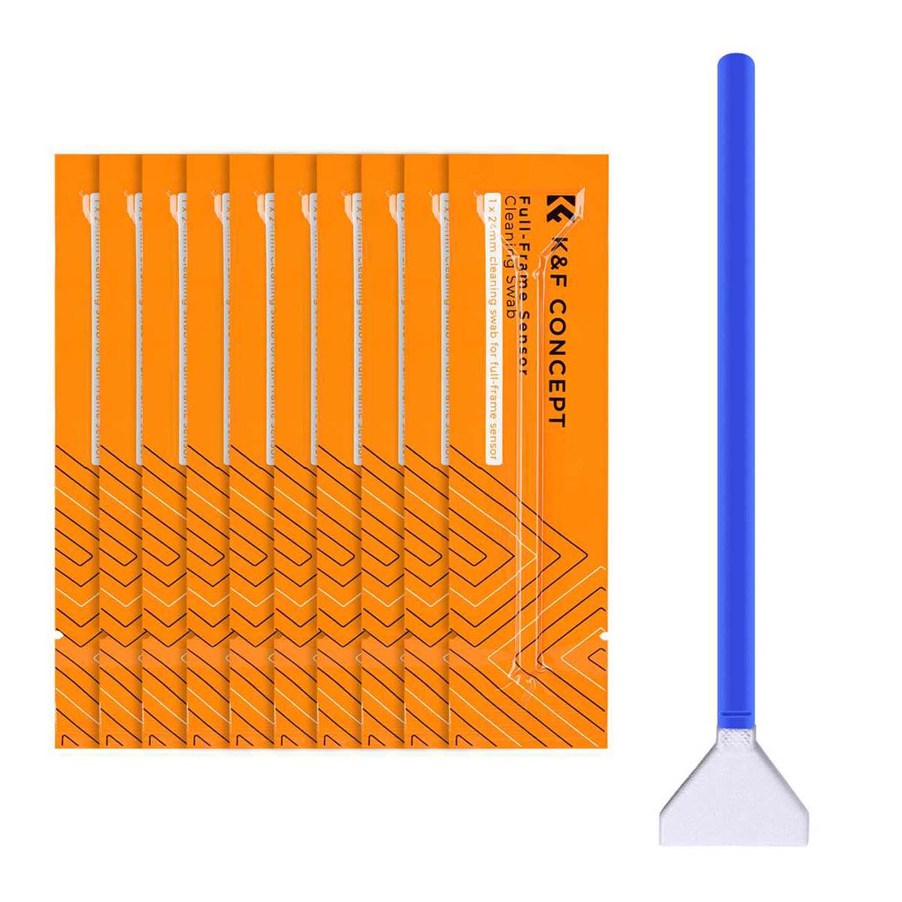 نمای روبه رو کیت تمیزکننده سنسور K&F Concept 24mm DSLR or SLR Camera Full-Frame Sensor Cleaning Swab