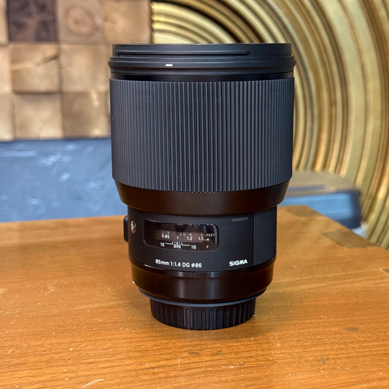لنز دست دوم سیگما Sigma 85mm f/1.4 DG HSM Art for Canon (جعبه ندارد)