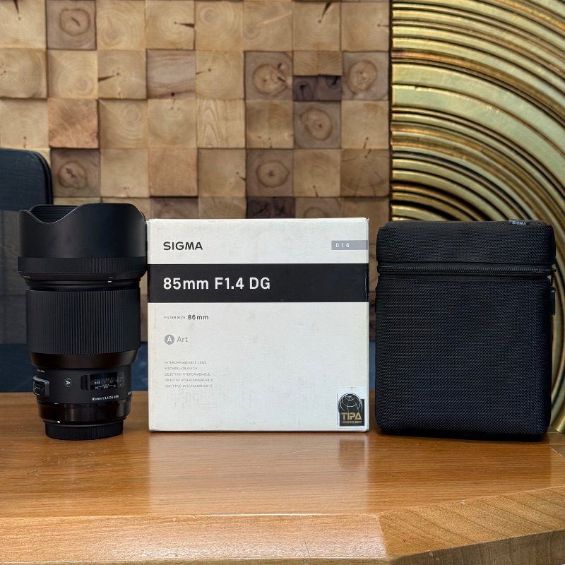 لنز دست دوم سیگما Sigma 85mm f/1.4 DG HSM Art for Canon (جعبه دارد)