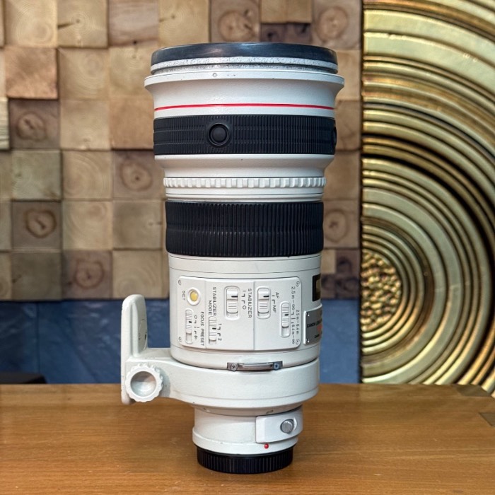 لنز دست دوم کانن Canon EF 300mm f/4L IS USM (جعبه دارد)