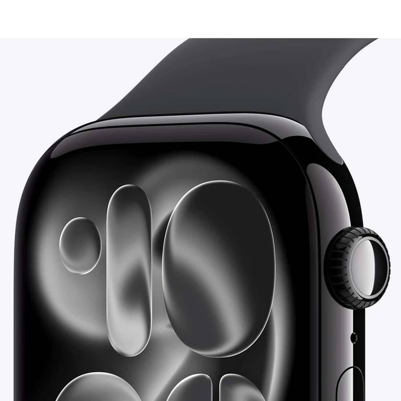 عکس سه رخ از مشکی ساعت هوشمند اپل Iphone Apple Watch Series 11 42Mm