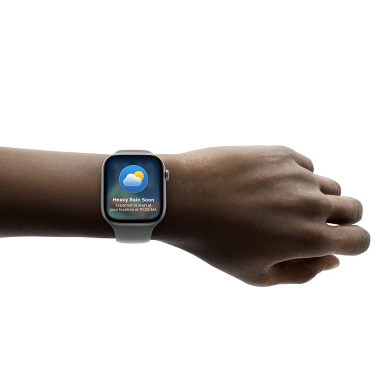 عکس در حال استفاده از ساعت هوشمند اپل Iphone Apple Watch Series 11 42Mm