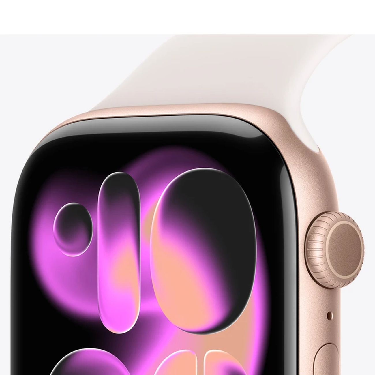 عکس سه رخ از رنگ سفید ساعت هوشمند اپل Iphone Apple Watch Series 11 42Mm