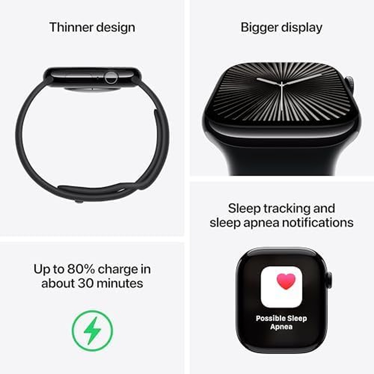 عکس از جزئیات ساعت هوشمند اپل Iphone Apple Watch Series 10 46Mm