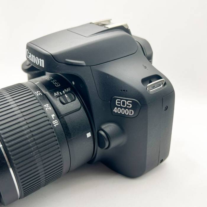 دوربین دست دوم عکاسی کانن Canon EOS 4000D Kit EF-S 18-55mm III (10 شات)
