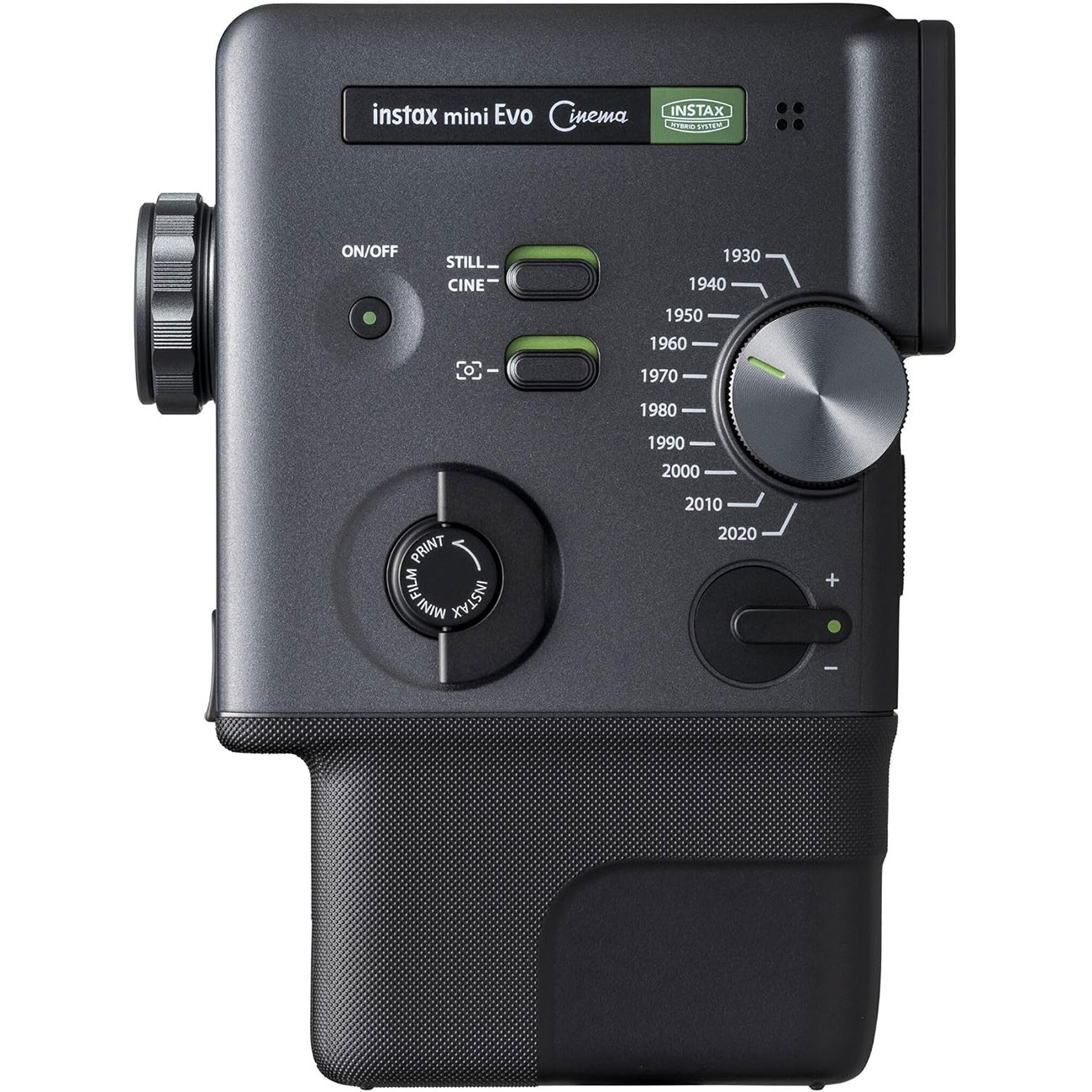 نمای سمت راست دوربین چاپ سریع فوجی‌ FUJIFILM instax mini Evo Cinema Hybrid Instant Camera