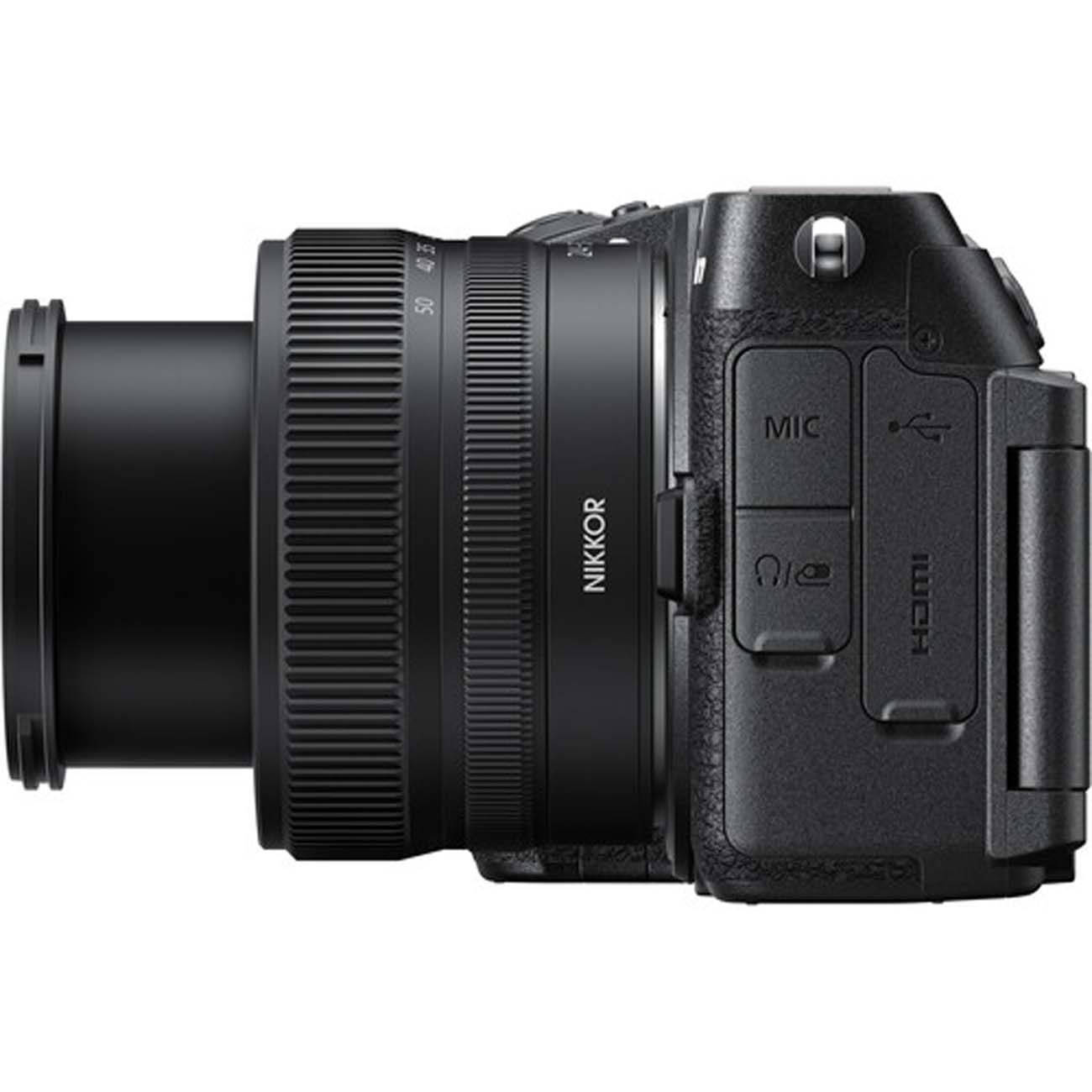 نمای سمت راست دوربین بدون آینه فول فریم نیکون Nikon Z5 IIC Full-Frame Mirrorless Camera
