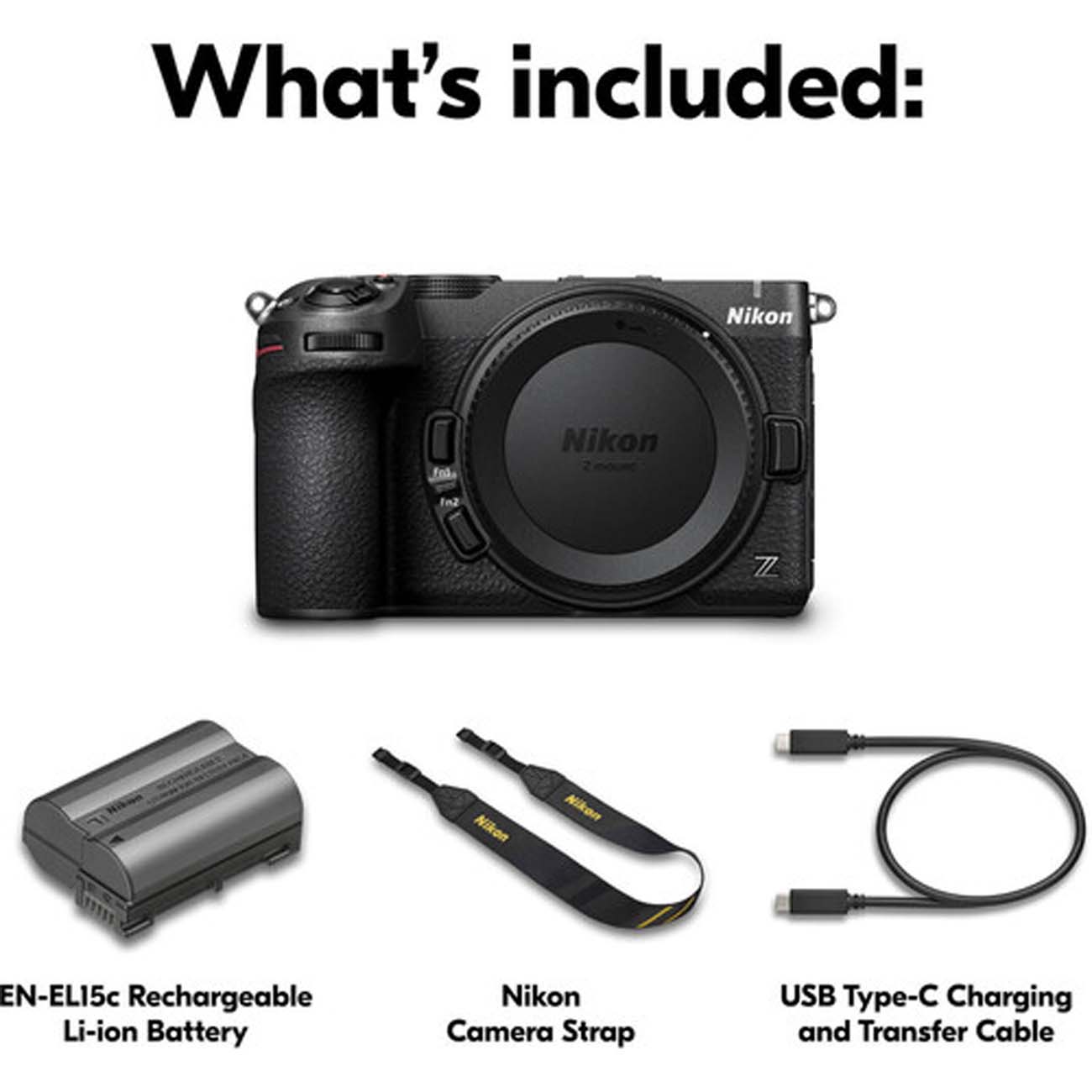 نمای اقلام دوربین بدون آینه فول فریم نیکون Nikon Z5 IIC Full-Frame Mirrorless Camera