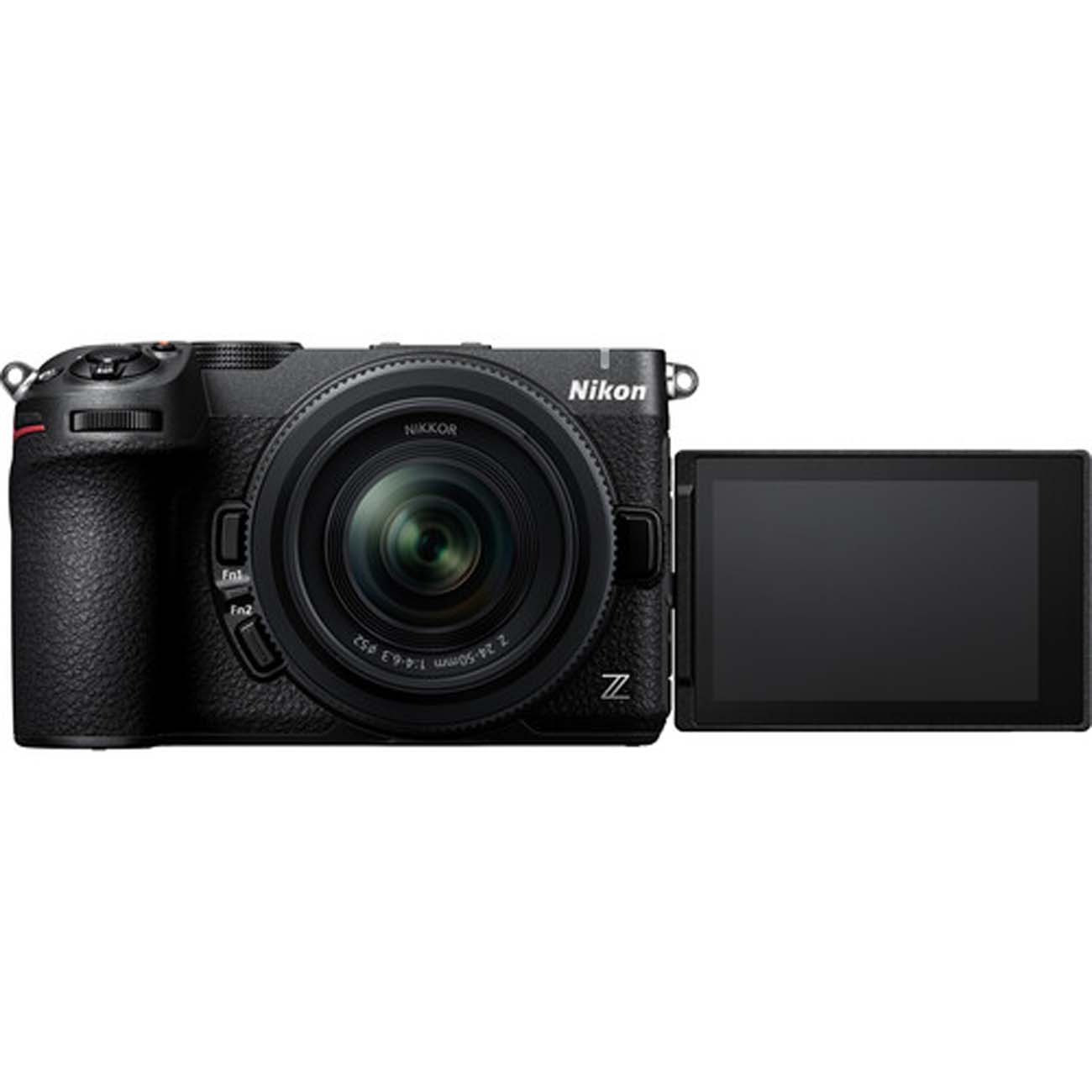 نمای کاربردی از نمایشگر دوربین فول فریم نیکون Nikon Z5 IIC Mirrorless Camera with 24-50mm f/4-6.3 Le