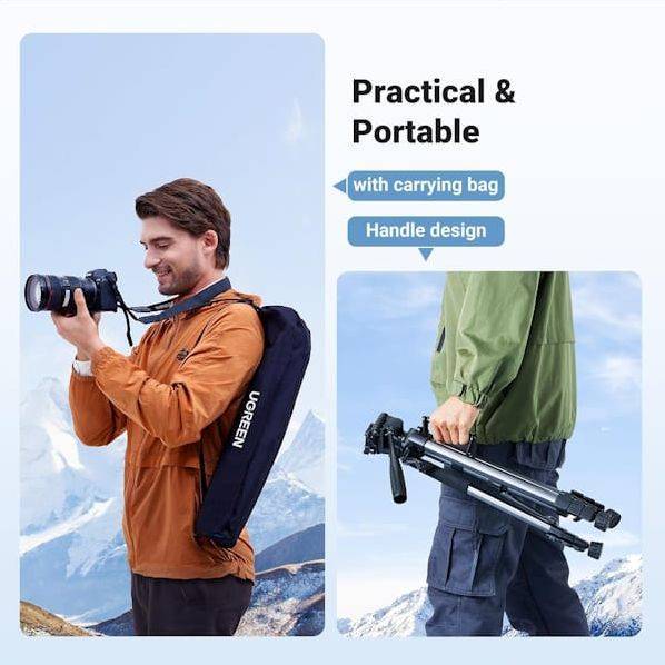 سه پایه چند کاره موبایل و دوربین یوگرین Ugreen Multi-function LP661 Mobile and Camera Tripod