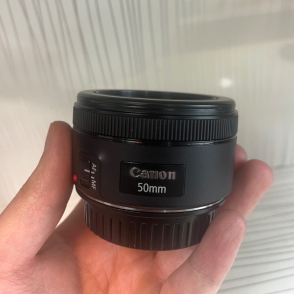 لنز کانن دست دوم Canon EF 50mm f/1.8 STM Lens (جعبه دارد)