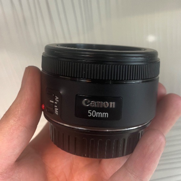 لنز کانن دست دوم Canon EF 50mm f/1.8 STM Lens (جعبه دارد)