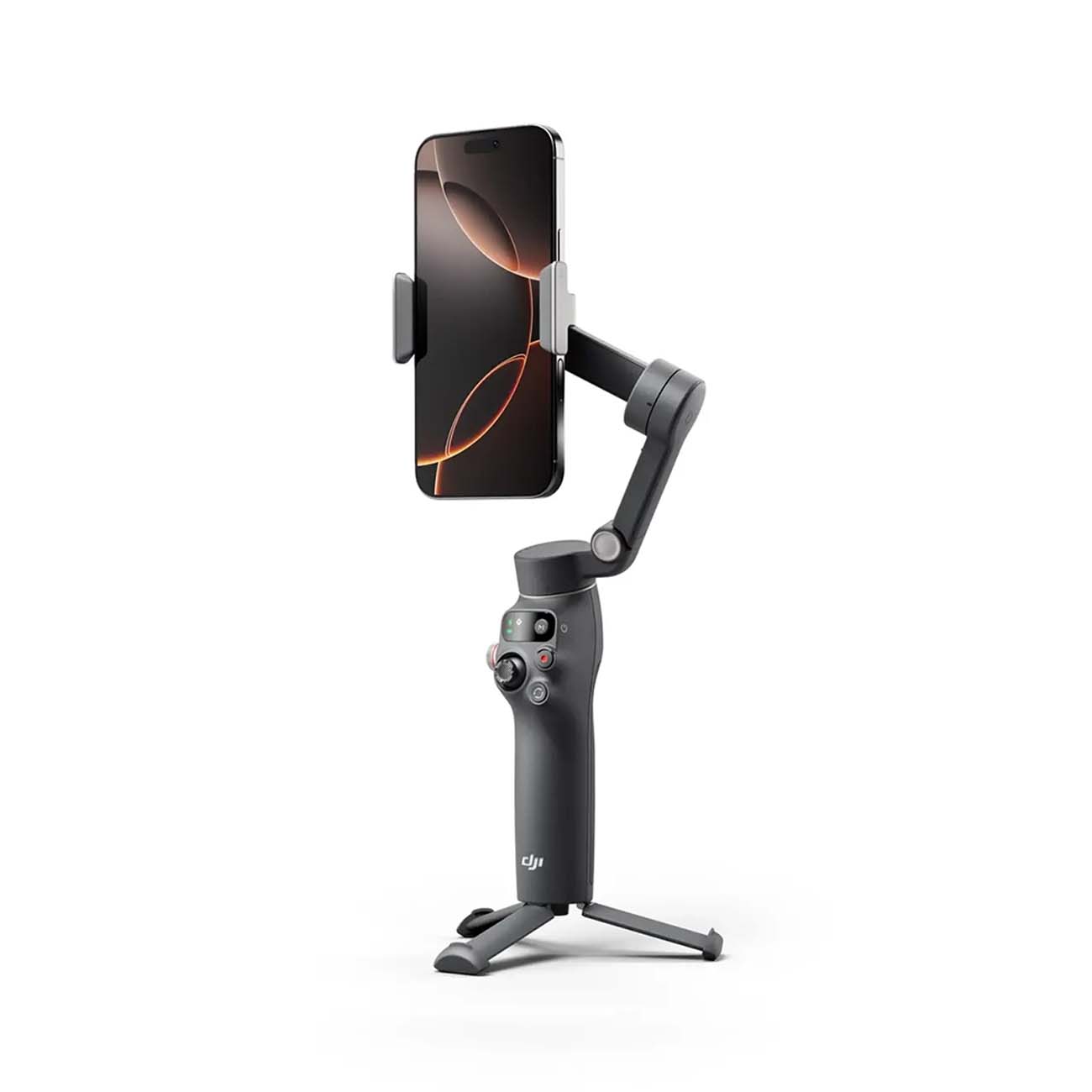 نمای جانبی از گیمبال موبایل DJI Osmo Mobile 8 Device Only Smartphone Gimbal