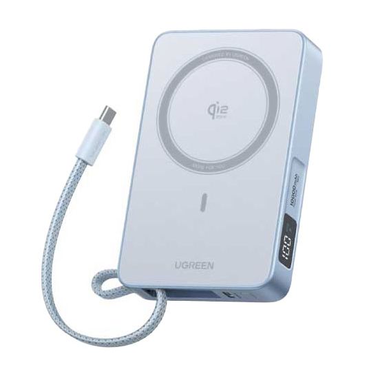 پاور بانک یوگرین UGREEN MagFlow 10000 mAh Magnetic PB773 Power Bank