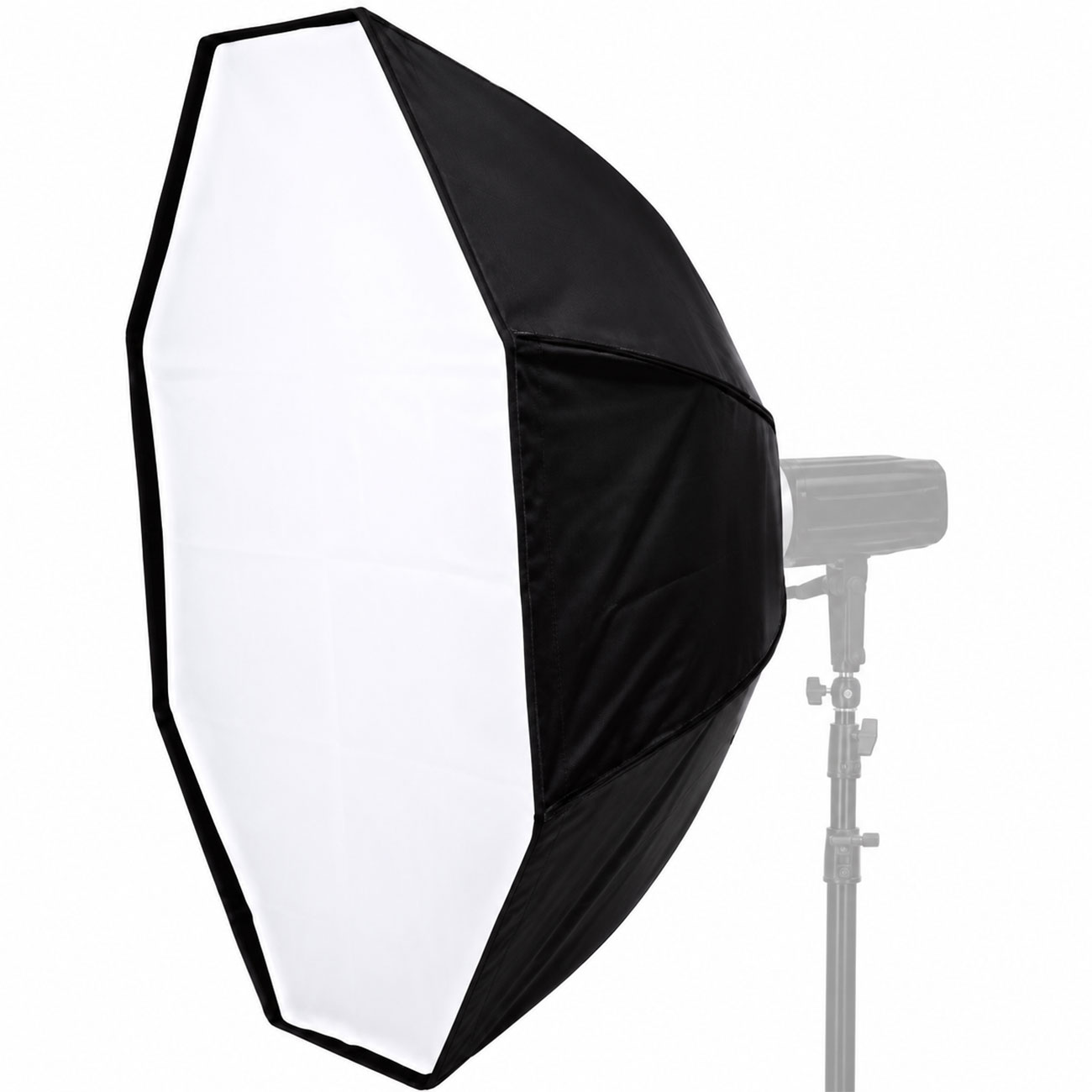 نمای جانبی از اکتاباکس سایز 95 سانتی متر 95cm Octabox with Diffuser