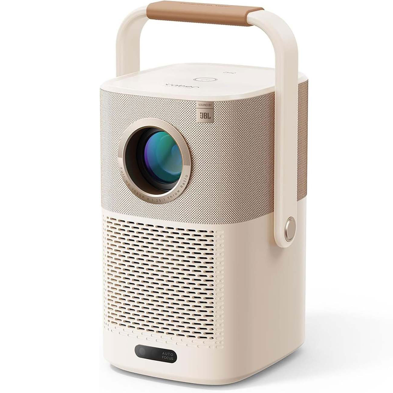 نمای جانبی ویدئو پروژکتور یابر Yaber T2 Outdoor Projector with WiFi 6 and Bluetooth
