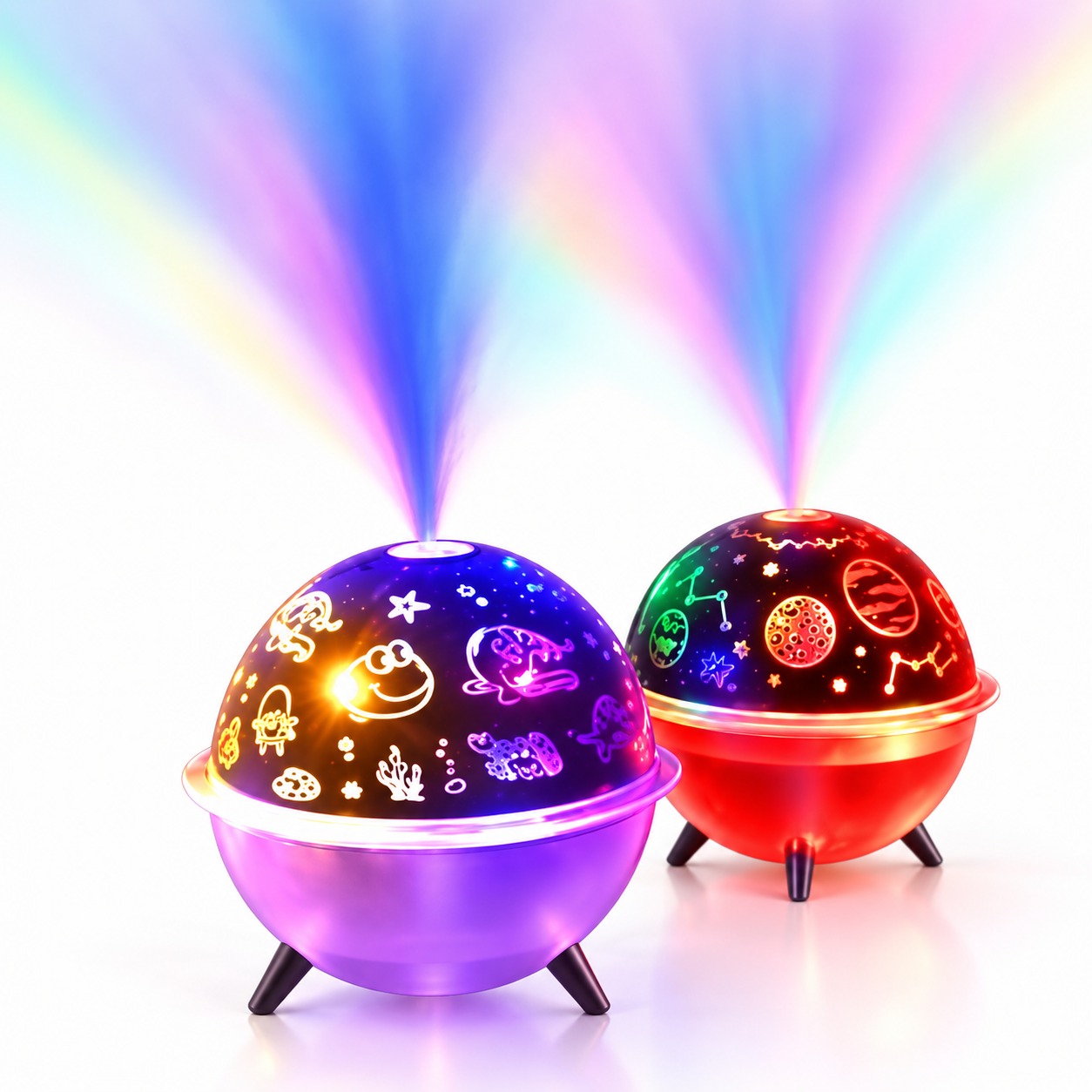 دستگاه بخور سرد کهکشانی چراغ دار Air humidifier with cool mist and light