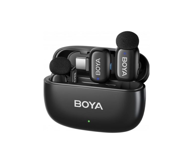 میکروفون بی سیم بویا مشکی BOYA mini 2-02 Type C Silver Microphone