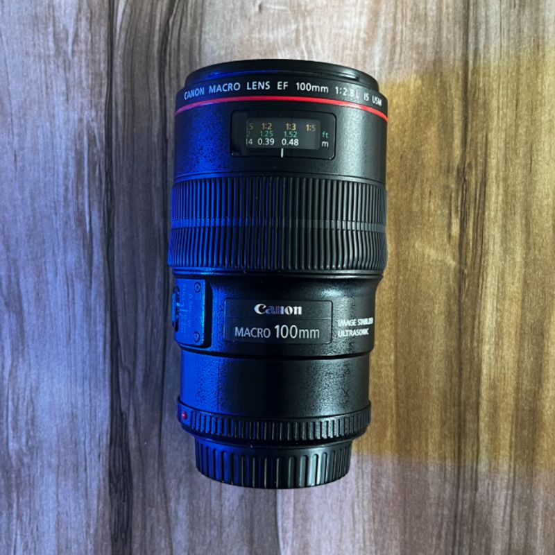 لنز کانن دست دوم Canon EF 100mm f/2.8L Macro IS USM (جعبه دارد)