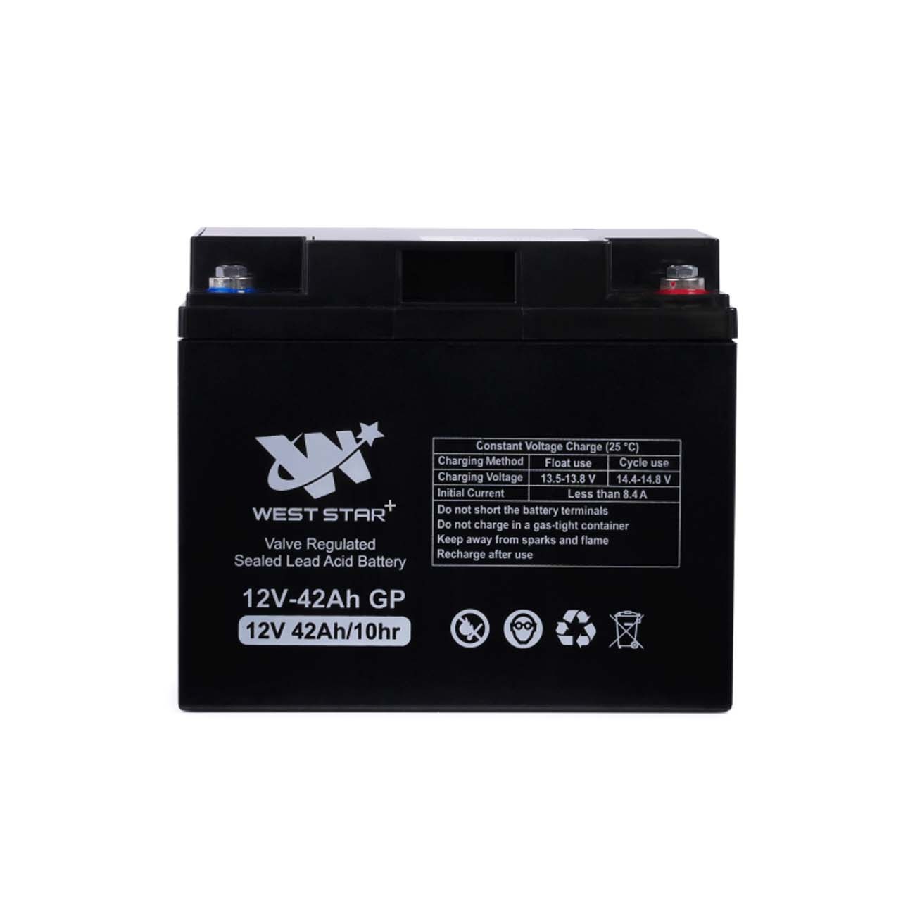 باتری یو پی اس 42 آمپر وست استار West Star Plus 42Ah 12V UPS Battery